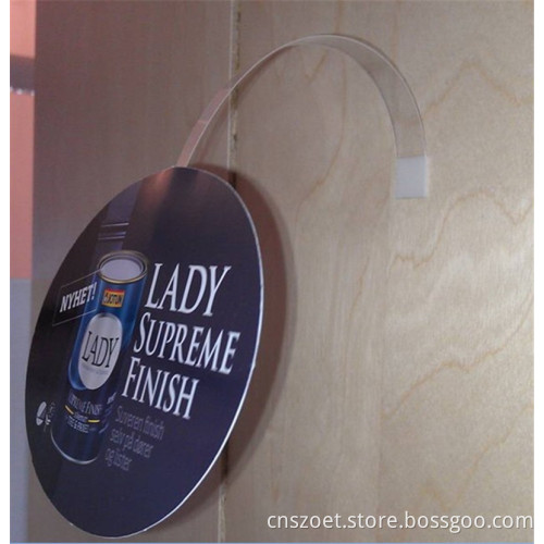 Retail Display Self Advertising Wobbler, Plastic Wobbler